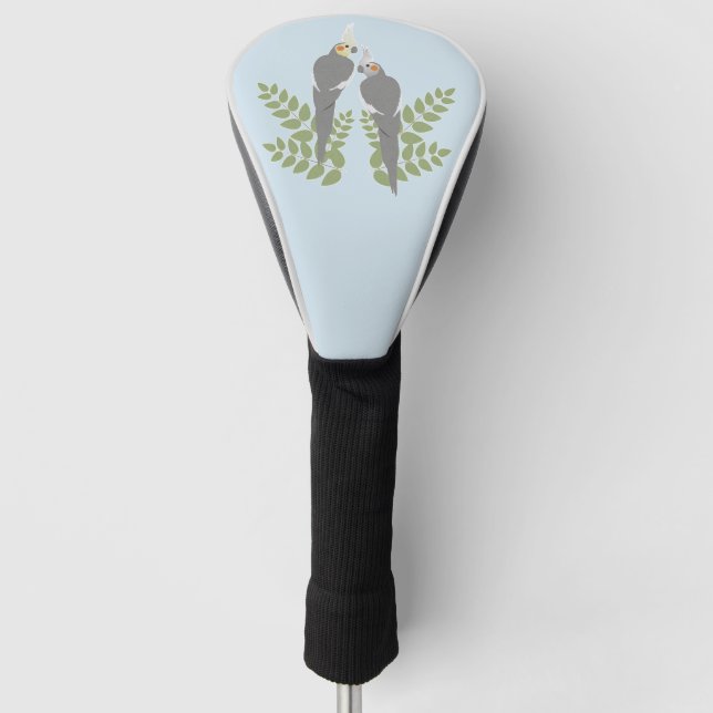 Couvre-club De Golf Couples de Cockatiel (Devant)