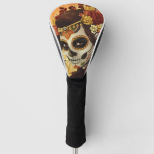 Couvre-club De Golf Coussin de jet Dia De Los Muertos