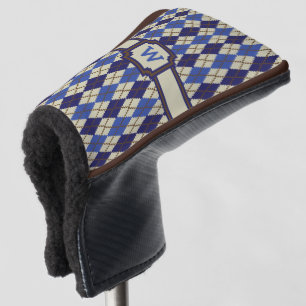 Couvre-club De Golf Couvercle à mâchoires Jacquard Scone Blueberry