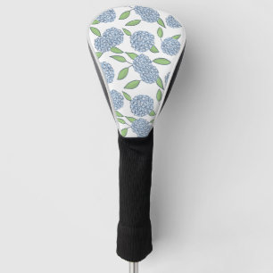 Couvre-club De Golf Couvercle de conducteur Preppy Hydrangea