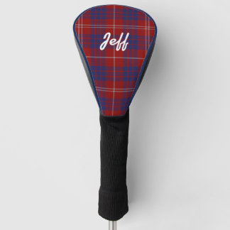 Couvre-club De Golf Couvercle de conducteur tartan Hamilton personnali