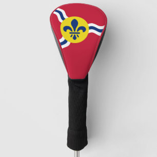 Couvre-club De Golf Couvercle de conduite de golf avec drapeau de Sain