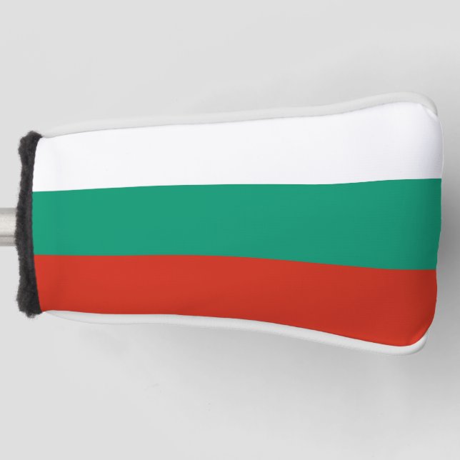 Couvre-club De Golf Couvercle de golf avec Drapeau de Bulgarie (Devant)