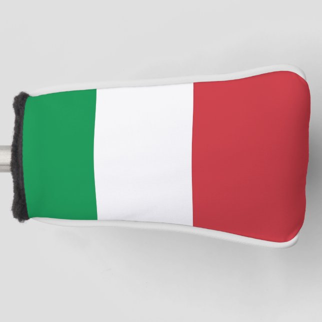 Couvre-club De Golf Couvercle de golf avec Drapeau d'Italie (Devant)