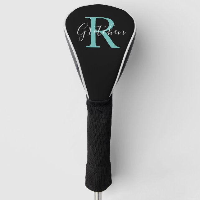Couvre-club De Golf Couvercle de tête de golf monogramme (Devant)