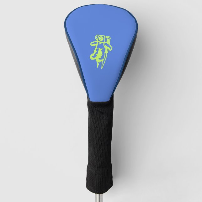 Couvre-club De Golf Couvercle de tête de golf Spaceman (Devant)