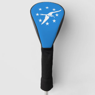 Couvre-club De Golf Couverture de conducteur de golf avec drapeau de C