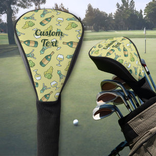 Couvre-club De Golf Couverture de la tête de Motif de golf