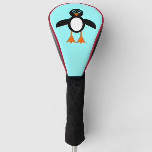 Couvre-club De Golf Couverture du conducteur de golf de Cute Penguin