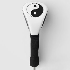 Couvre-club De Golf Couverture du pilote Yin et Yang