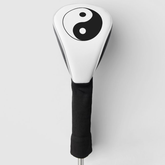 Couvre-club De Golf Couverture du pilote Yin et Yang (Devant)