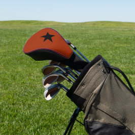 Couvre-club De Golf Couverture élégante en acajou