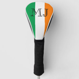 Couvre-club De Golf Couverture irlandaise de conducteur de monogramme