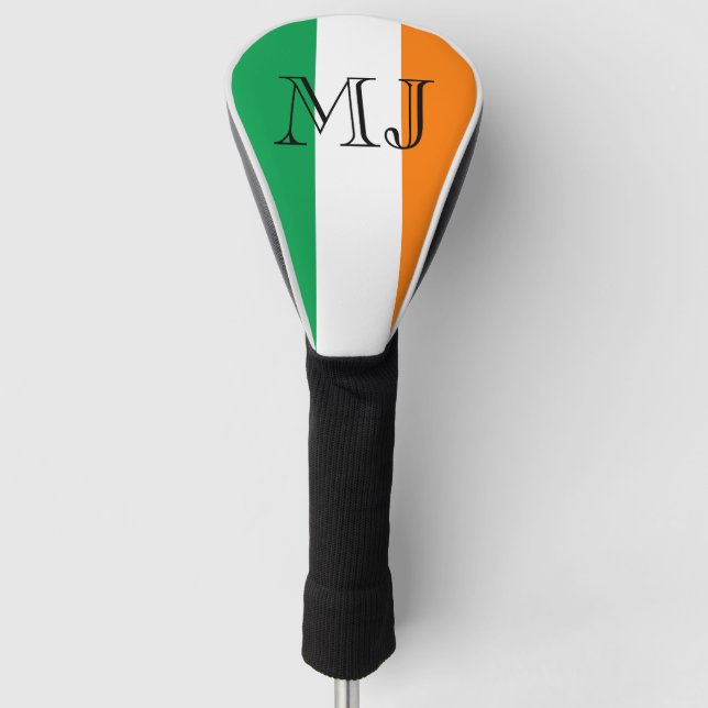 Couvre-club De Golf Couverture irlandaise de conducteur de monogramme (Devant)