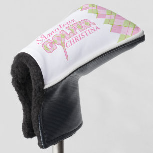 Couvre-club De Golf Couverture personnalisée par Jacquard de golfeur