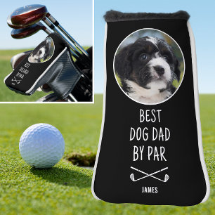 Couvre-club De Golf Couvre-putter personnalisé Meilleur papa chien par