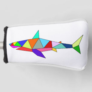 Couvre-club De Golf Couvre-tête à mâchoire à thème requin