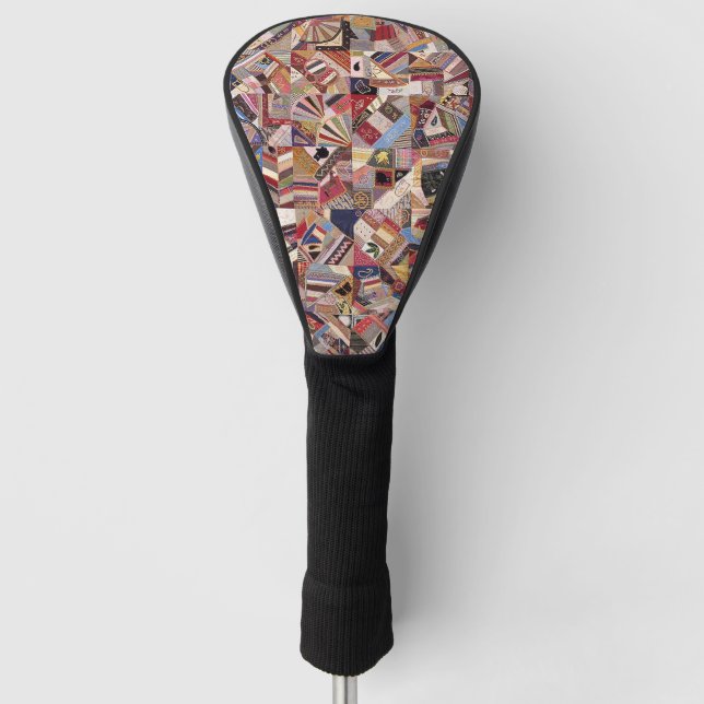 Couvre-club De Golf Crazy quilt top (Devant)