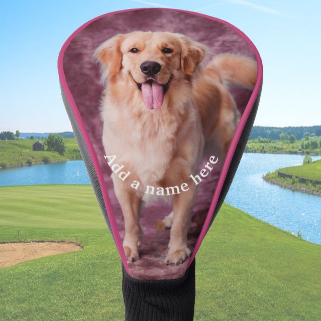 Couvre-club De Golf Create Your Own Custom Dog Owner Gift Pet (Créateur téléchargé)