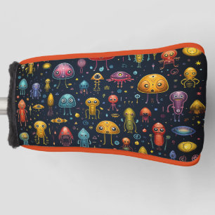 Couvre-club De Golf Créatures Aliens