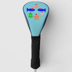 Couvre-club De Golf Créatures marines de Noël
