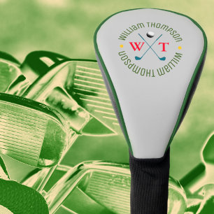 Couvre-club De Golf créer un monogramme cool pour un golfeur
