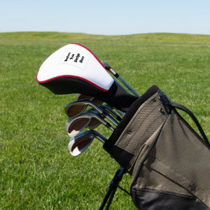 Couvre-club De Golf Créez votre propre blanc