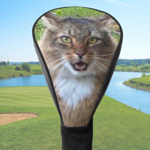 Couvre-club De Golf Créez votre propre photo de chat Maine Coon person