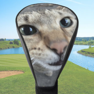 Couvre-club De Golf Créez votre propre photo de chat personnalisée