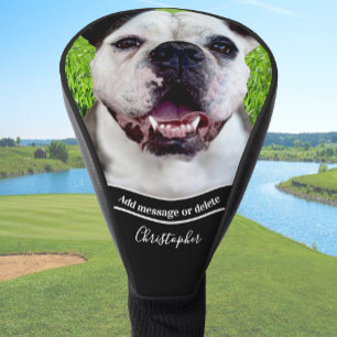 Couvre-club De Golf Créez votre propre photo de chien personnalisée