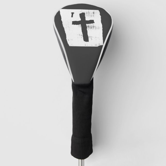 Couvre-club De Golf Croix chrétienne Grungy (Devant)