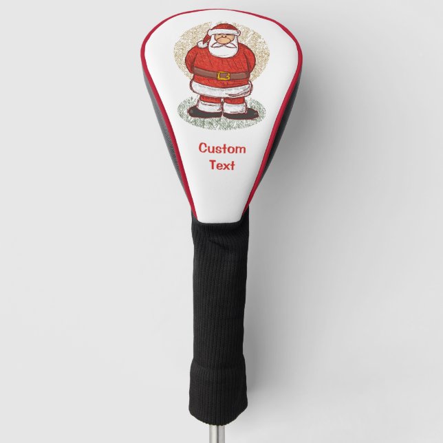 Couvre-club De Golf Croquis père Noël (Devant)