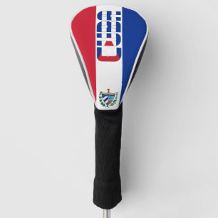 Couvre-club De Golf Cuba Drapeau magnifique patriotique