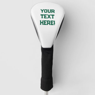 Couvre-club De Golf Custom Golf Club Cover - Ajouter Un Texte!
