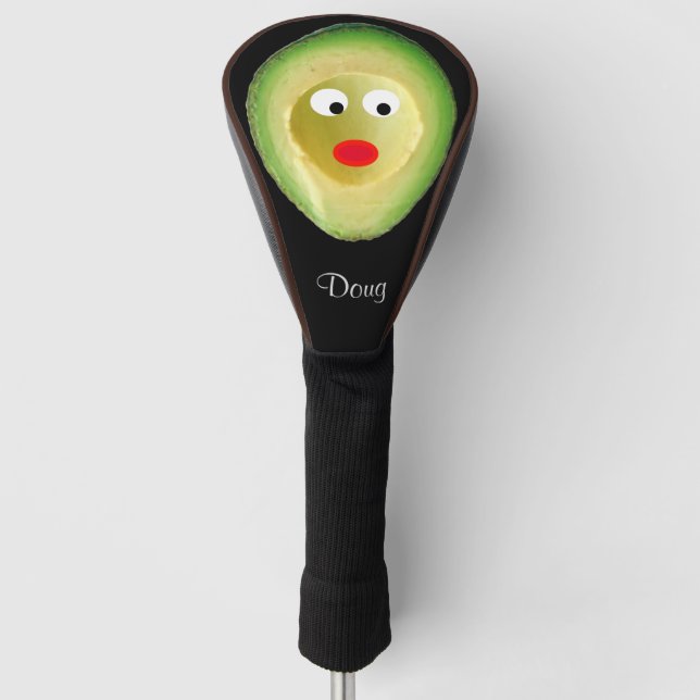 Couvre-club De Golf Cute Avocado Face 4Ken (Devant)