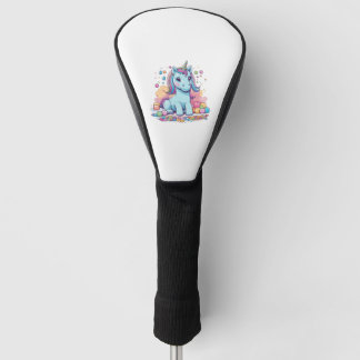Couvre-club De Golf Cute bonbon licorne