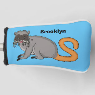 Couvre-club De Golf Cute Emperor Tamarin illustration