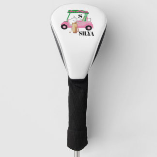 Couvre-club De Golf Cute Golf Cart – Minimal Summer
