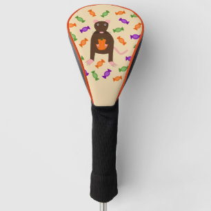Couvre-club De Golf Cute Halloween Rat et Citrouille