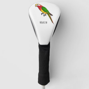 Couvre-club De Golf Cute happy parrot