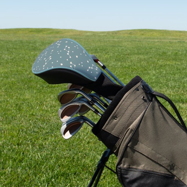Couvre-club De Golf Cute Motif Sky Constellation (In Situ)