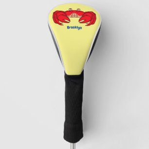 Couvre-club De Golf Cute red crab cartoon