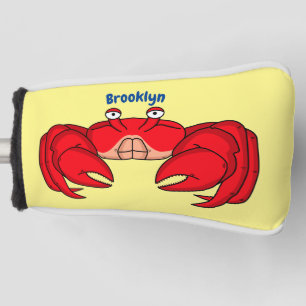 Couvre-club De Golf Cute red crab cartoon