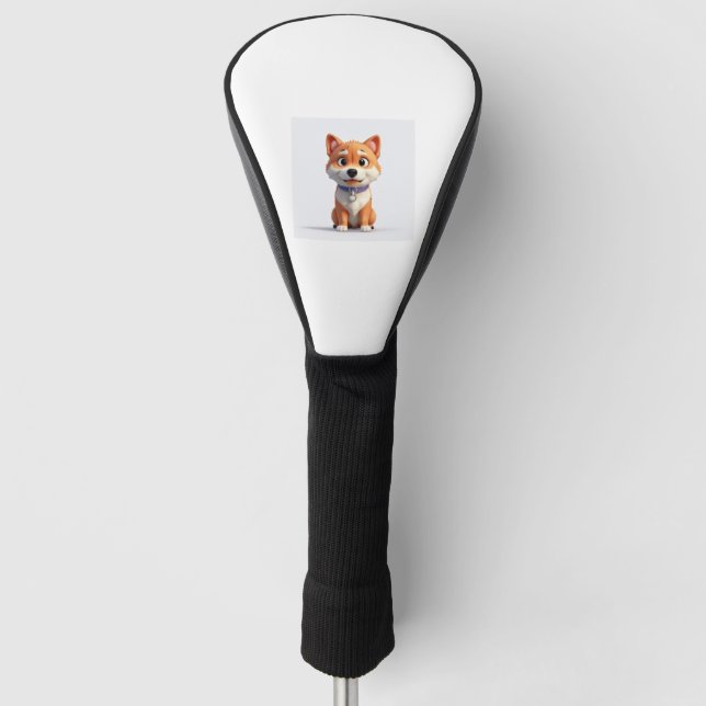 Couvre-club De Golf Cute Shiba Inu (Devant)