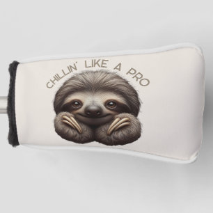 Couvre-club De Golf Cute Sloth Chillin comme un Pro