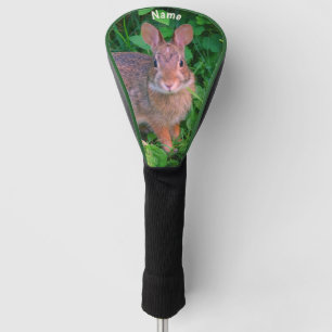 Couvre-club De Golf Cute Wild Brown lapin Animal personnalisé