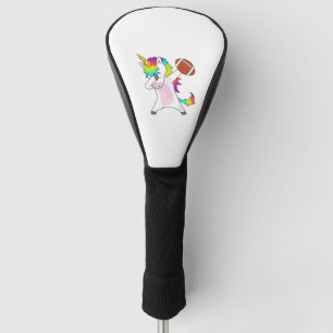Couvre-club De Golf Dabbing Unicorn Football