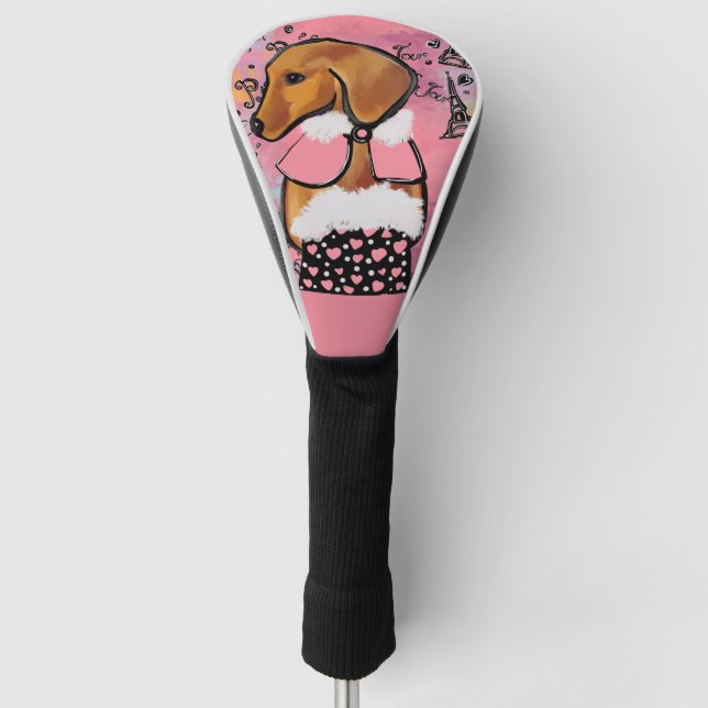 Couvre-club De Golf Dachshund (Devant)