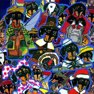 Couvre-club De Golf Dachshund Cartoons