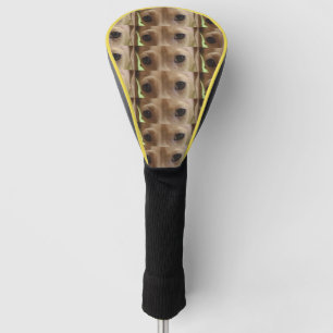 Couvre-club De Golf Dachshund Crème yeux